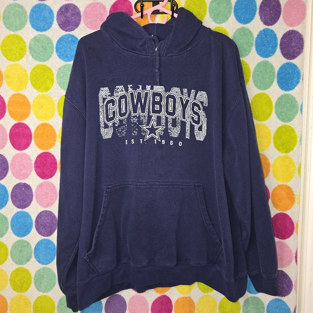 Cowboys Navy Blue Hoodie